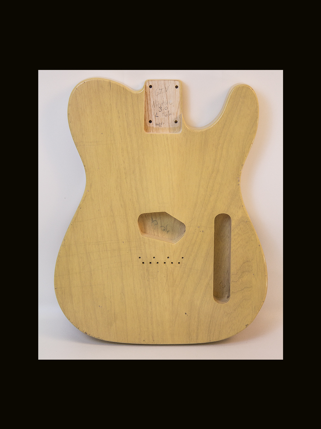 T-Style - Esquire Body / Swamp Ash / 3 lbs. 0 oz. / Nitrocellulose 'Nocaster Blonde' / Light Relic (#GIN-4062) - Image 2