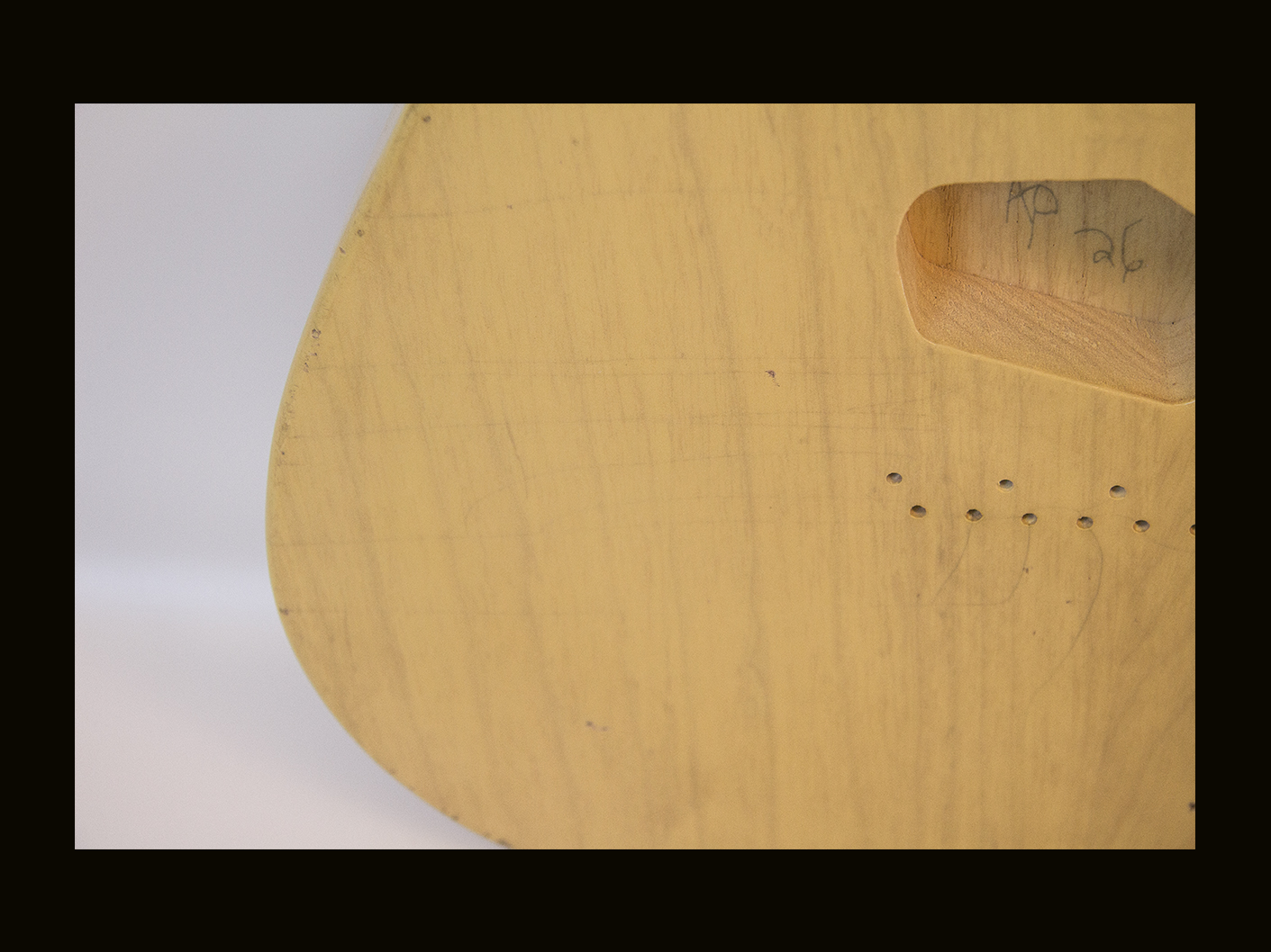T-Style - Esquire Body / Swamp Ash / 3 lbs. 0 oz. / Nitrocellulose 'Nocaster Blonde' / Light Relic (#GIN-4062) - Image 3