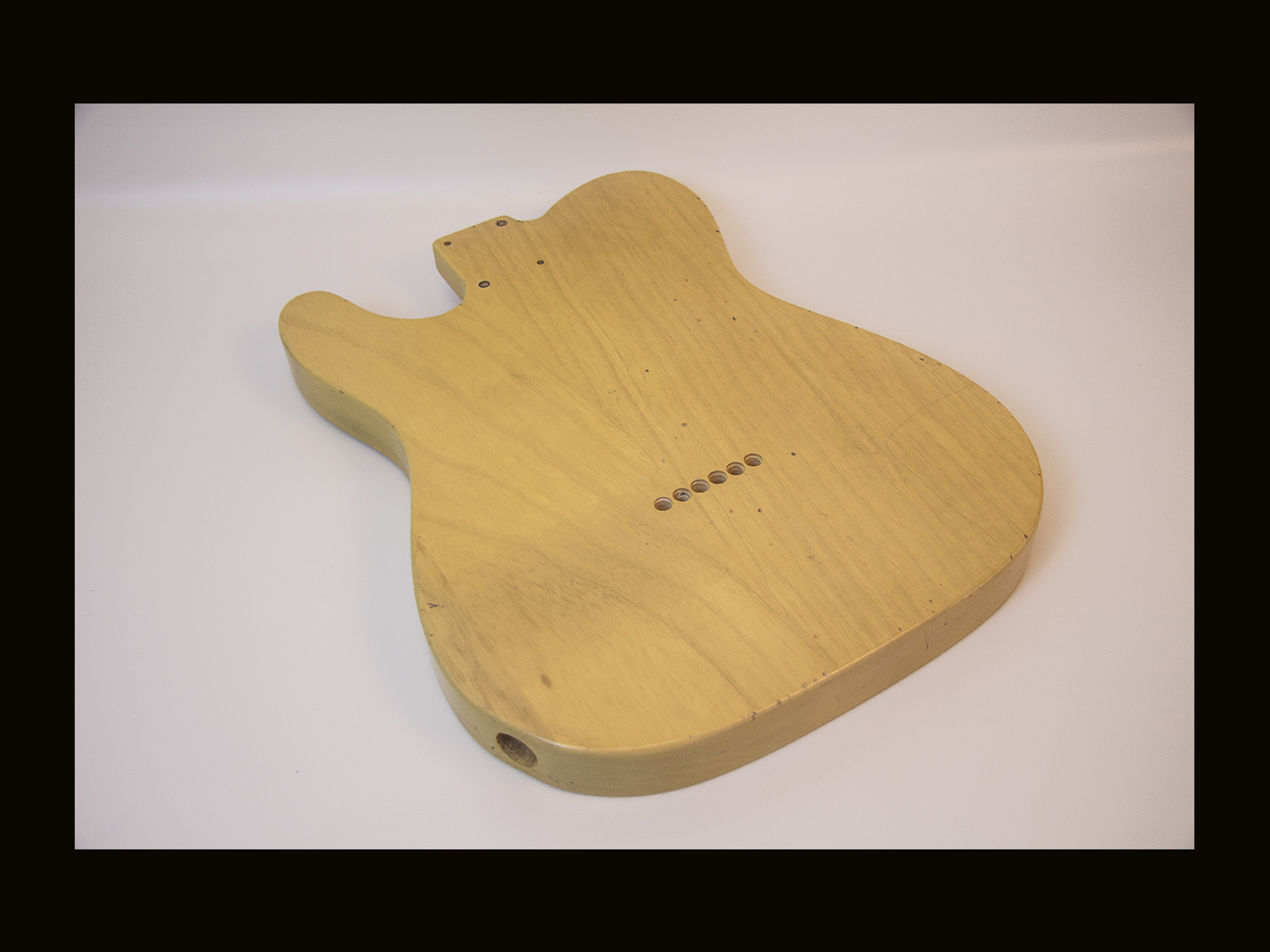 T-Style - Esquire Body / Swamp Ash / 3 lbs. 0 oz. / Nitrocellulose 'Nocaster Blonde' / Light Relic (#GIN-4062) - Image 4