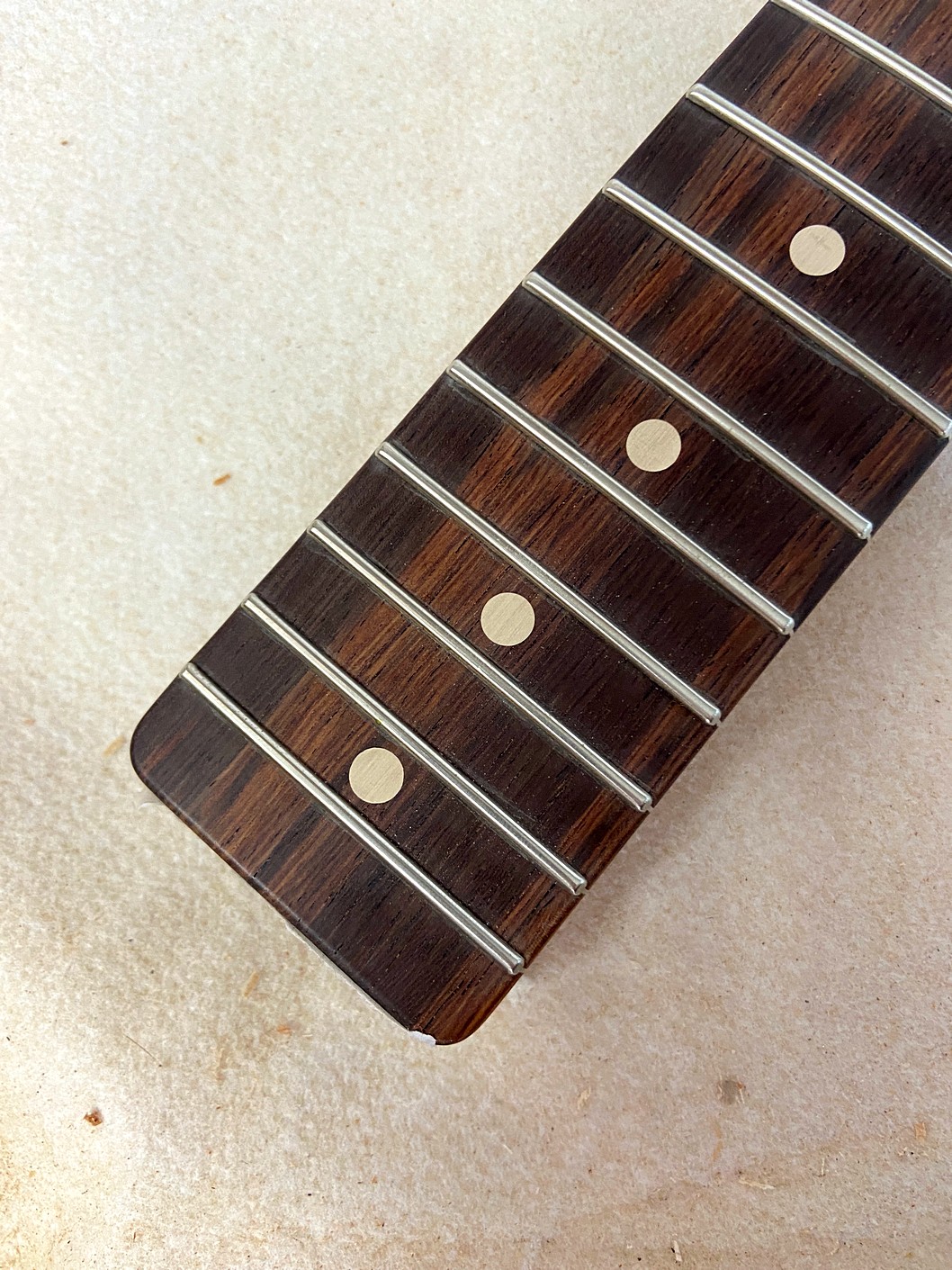 T-Style Replacement Neck / 2 pc. Roasted Maple & Madagascar Rosewood / Classic C (#GIN-4070) - Image 6