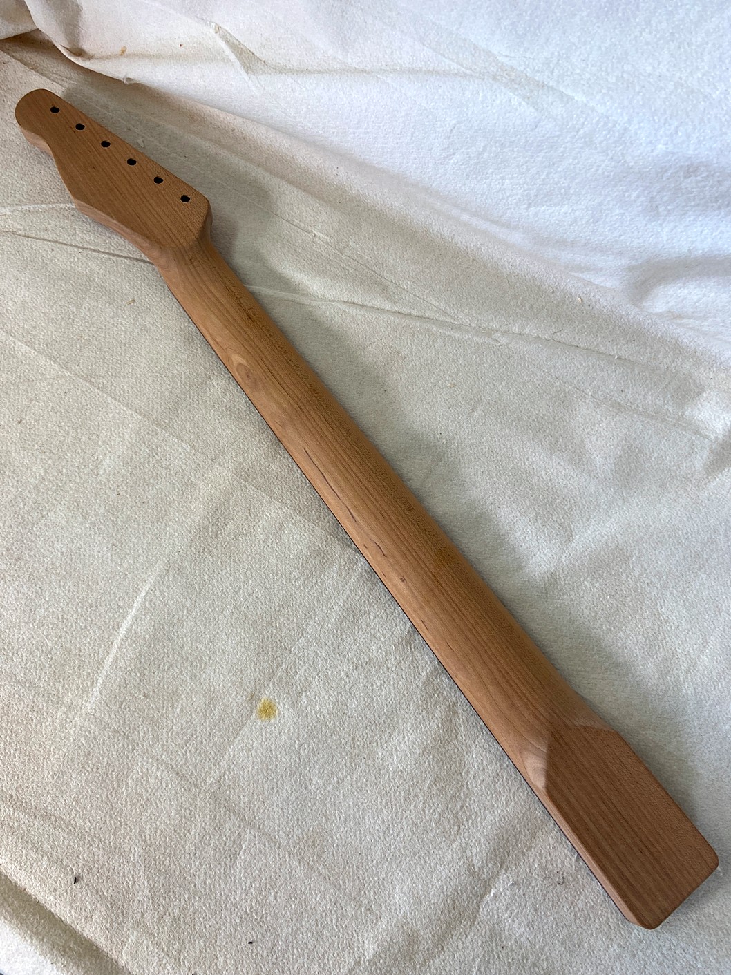 T-Style Replacement Neck / 2 pc. Roasted Maple & Madagascar Rosewood / Classic C (#GIN-4070) - Image 7