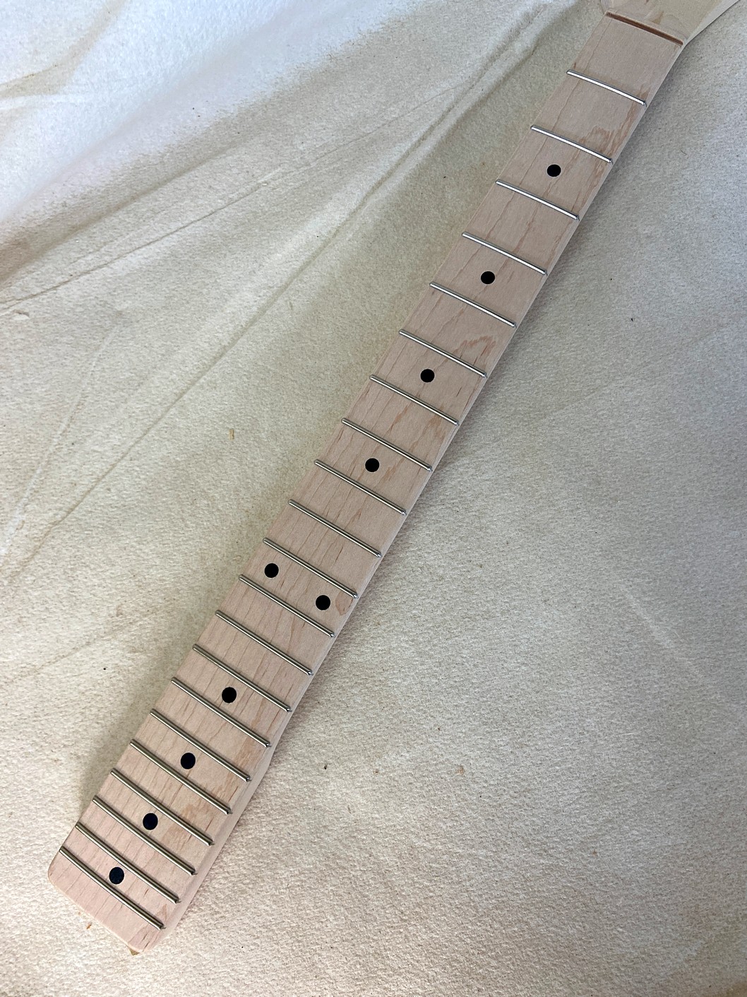 T-Style Replacement Neck / 2 pc. Maple (No Skunk Stripe) / Classic C (#GIN-4071) - Image 4