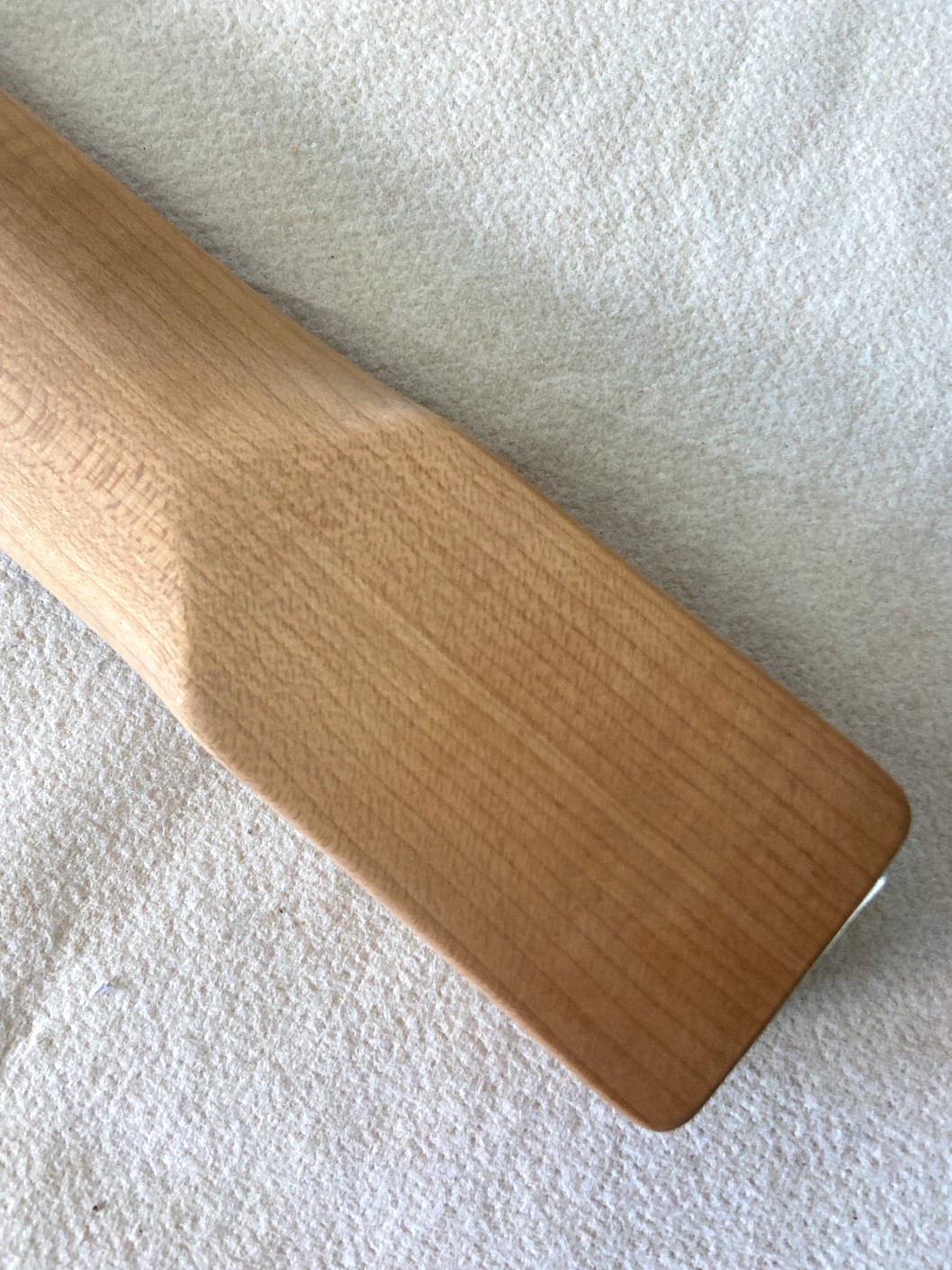 T-Style Replacement Neck / 2 pc. Roasted 1/4 Sawn Maple & Indian Rosewood / Slim C (#GIN-4073) - Image 9
