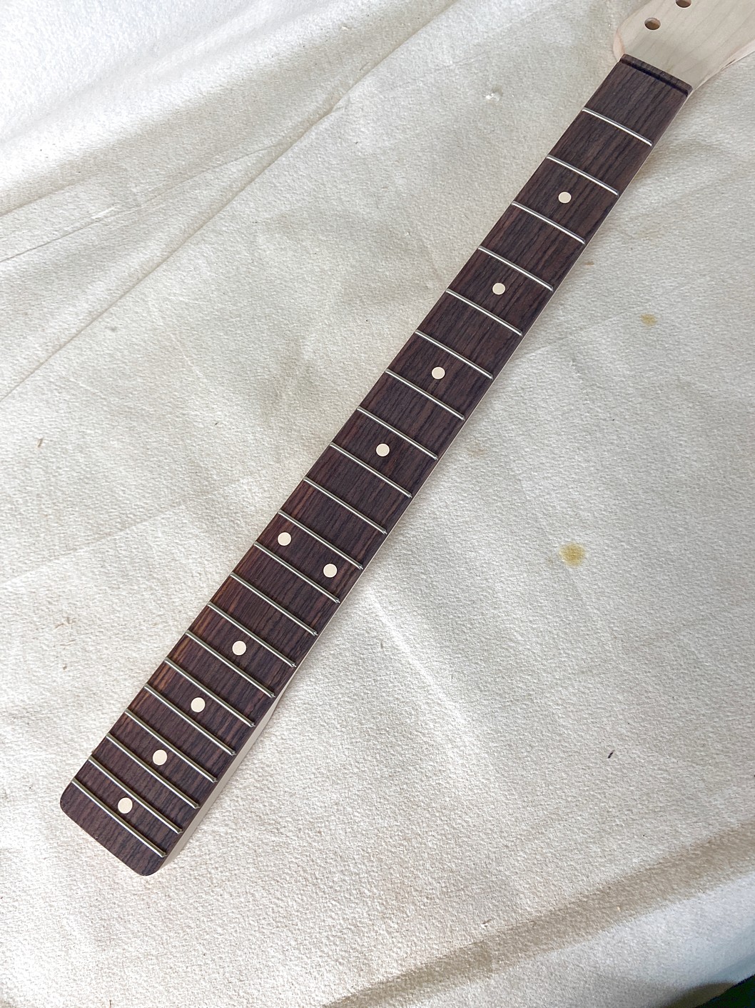 T-Style Replacement Neck / 2 pc. Maple & Indian Rosewood / Classic C (#GIN-4084) - Image 5