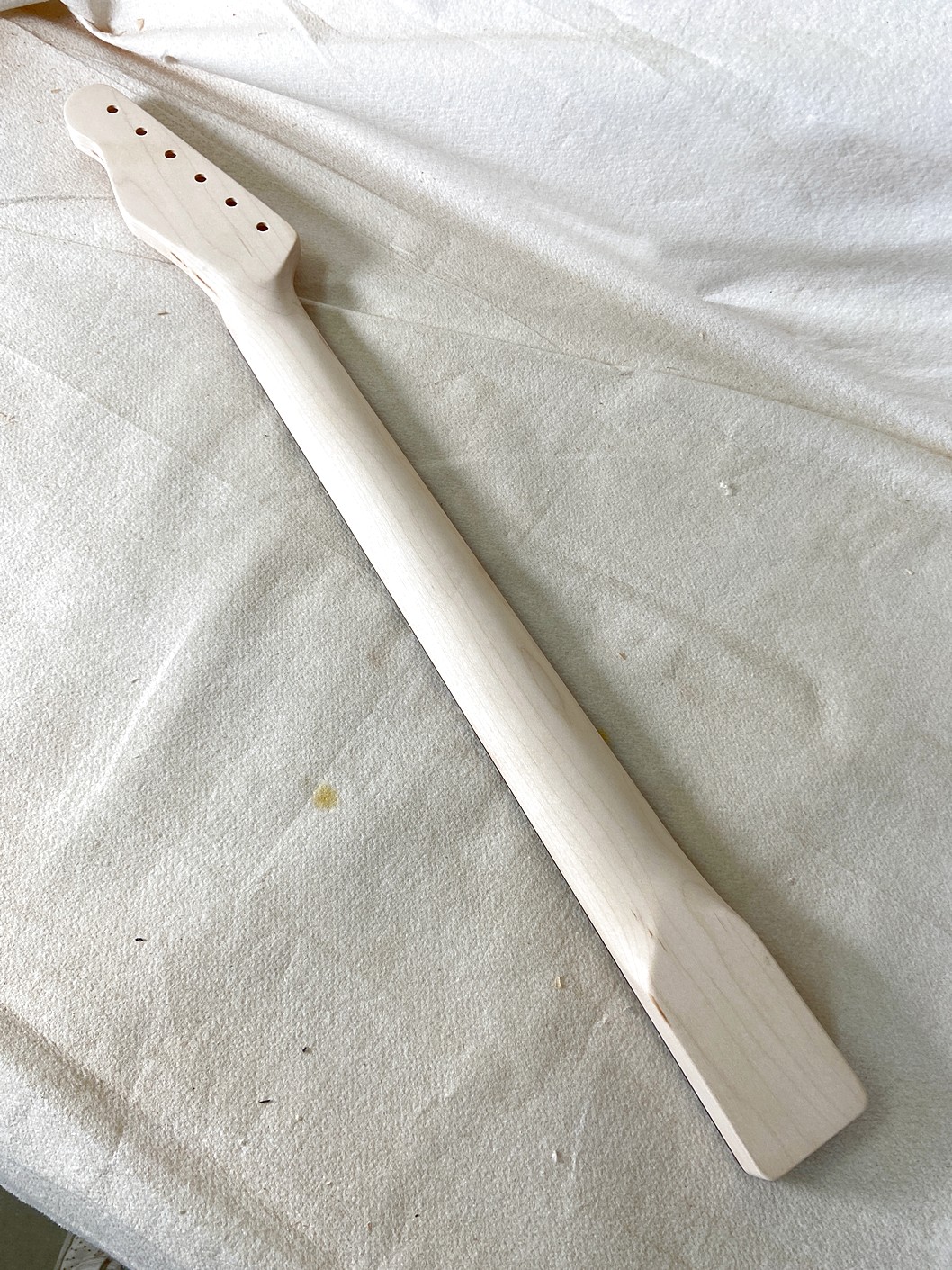 T-Style Replacement Neck / 2 pc. Maple & Indian Rosewood / Classic C (#GIN-4084) - Image 7