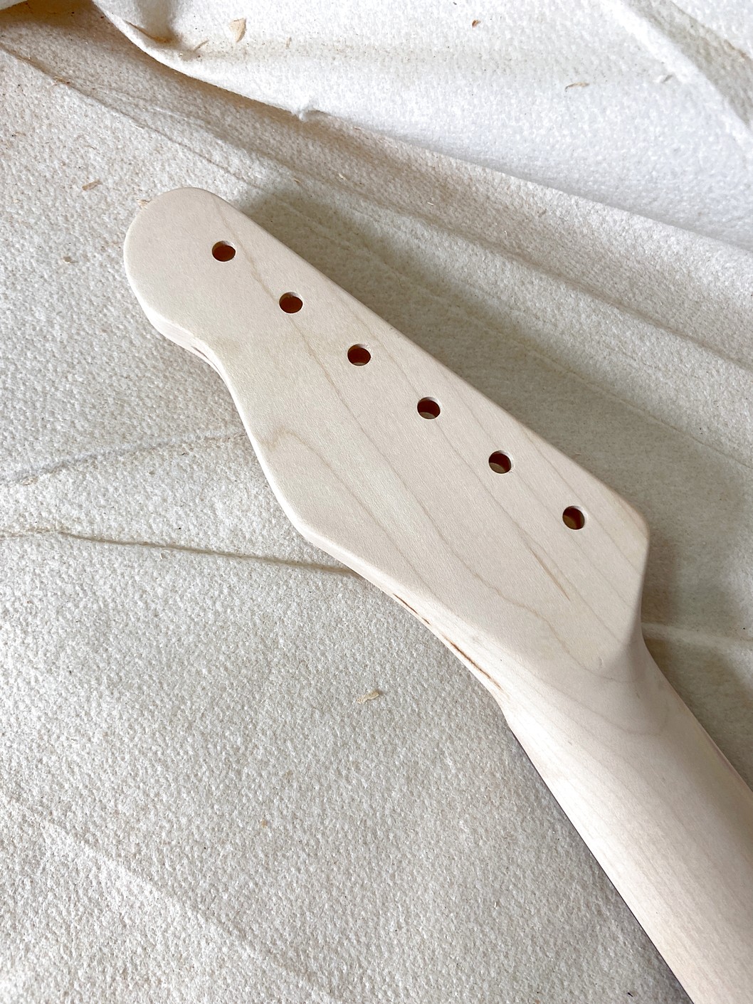 T-Style Replacement Neck / 2 pc. Maple & Indian Rosewood / Classic C (#GIN-4084) - Image 8
