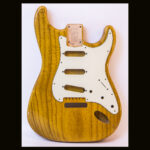 S-Style Body / 1 Piece Paulownia / 2 lbs. 4 oz. / Nitrocellulose 'Vintage Amber' / Light Relic (#GIN-4057)