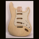 S-Style Body / 1 Piece Ultra Light Swamp Ash / 3 lbs. 6 oz. / Nitrocellulose 'Mary Kaye White Blonde' / Med. Relic (#GIN-4114)