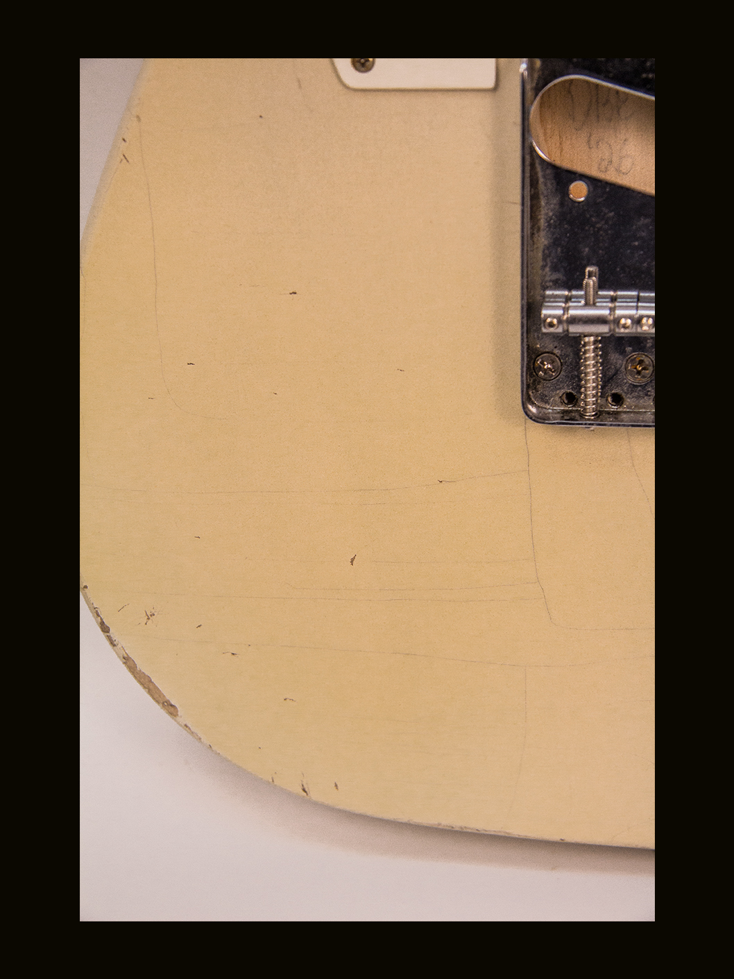 T-Style Body - Partially Assembled - Parts Included! / Paulownia / 2 lbs. 12 oz. / Nitrocellulose 'Nicotine Blonde' / Light Relic (#GIN-4118) (S) - Image 2