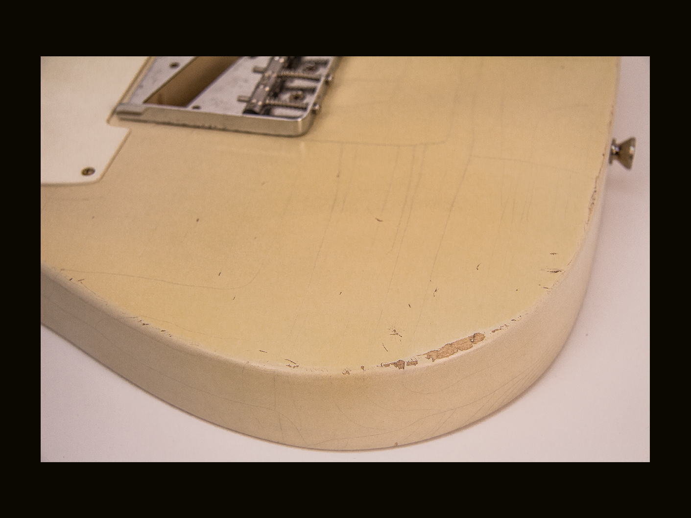 T-Style Body - Partially Assembled - Parts Included! / Paulownia / 2 lbs. 12 oz. / Nitrocellulose 'Nicotine Blonde' / Light Relic (#GIN-4118) (S) - Image 5