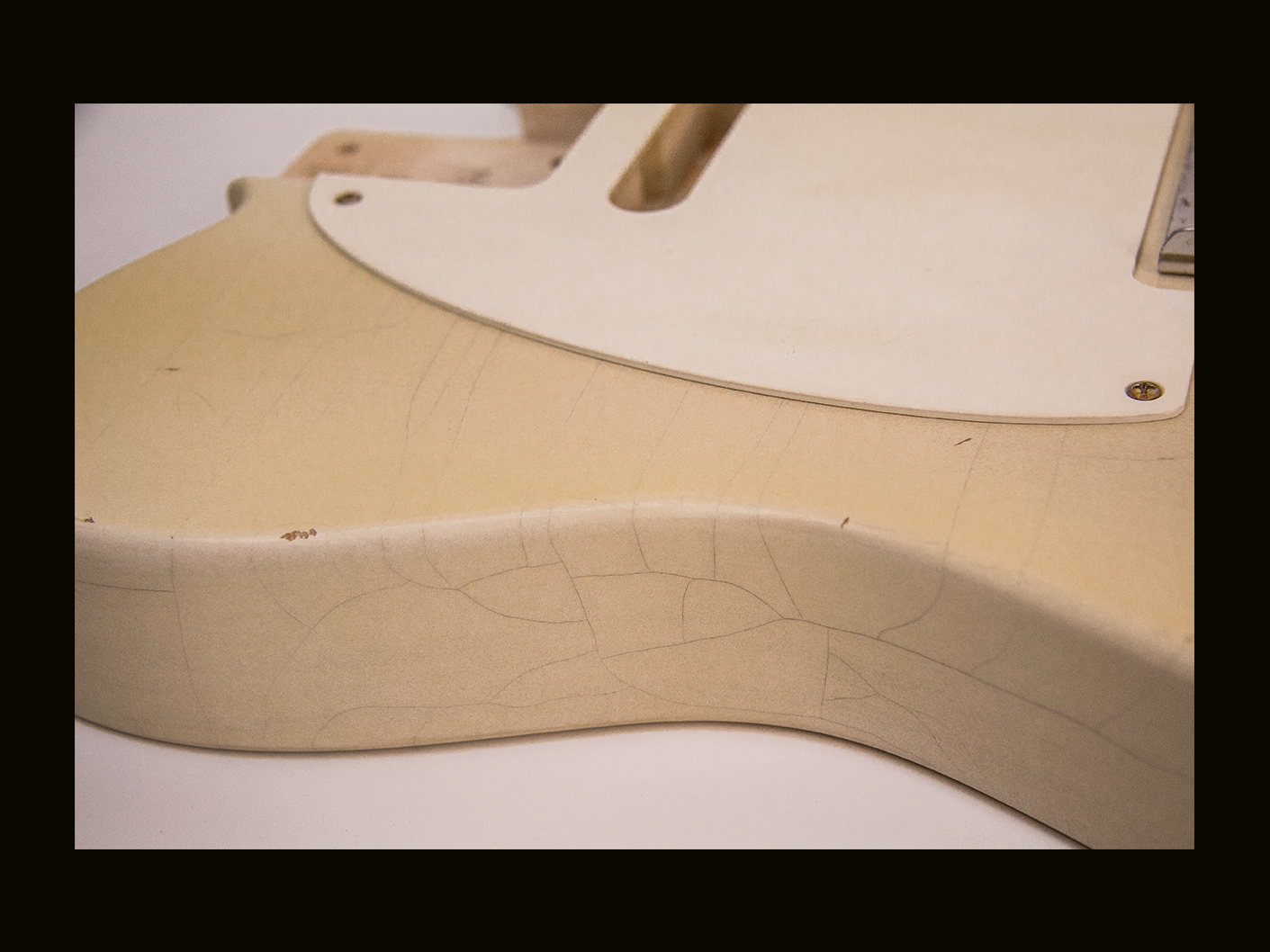 T-Style Body - Partially Assembled - Parts Included! / Paulownia / 2 lbs. 12 oz. / Nitrocellulose 'Nicotine Blonde' / Light Relic (#GIN-4118) (S) - Image 6