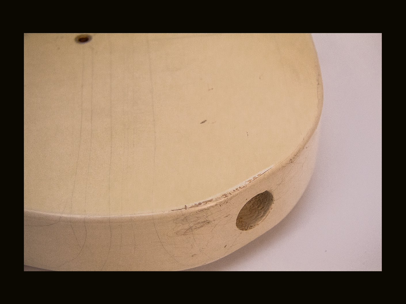 T-Style Body - Partially Assembled - Parts Included! / Paulownia / 2 lbs. 12 oz. / Nitrocellulose 'Nicotine Blonde' / Light Relic (#GIN-4118) (S) - Image 9