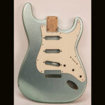 S-Style Body / Alder / 3 lbs. 9 oz. / Nitrocellulose 'Firemist Silver'/ Light Relic (#GIN-4119)