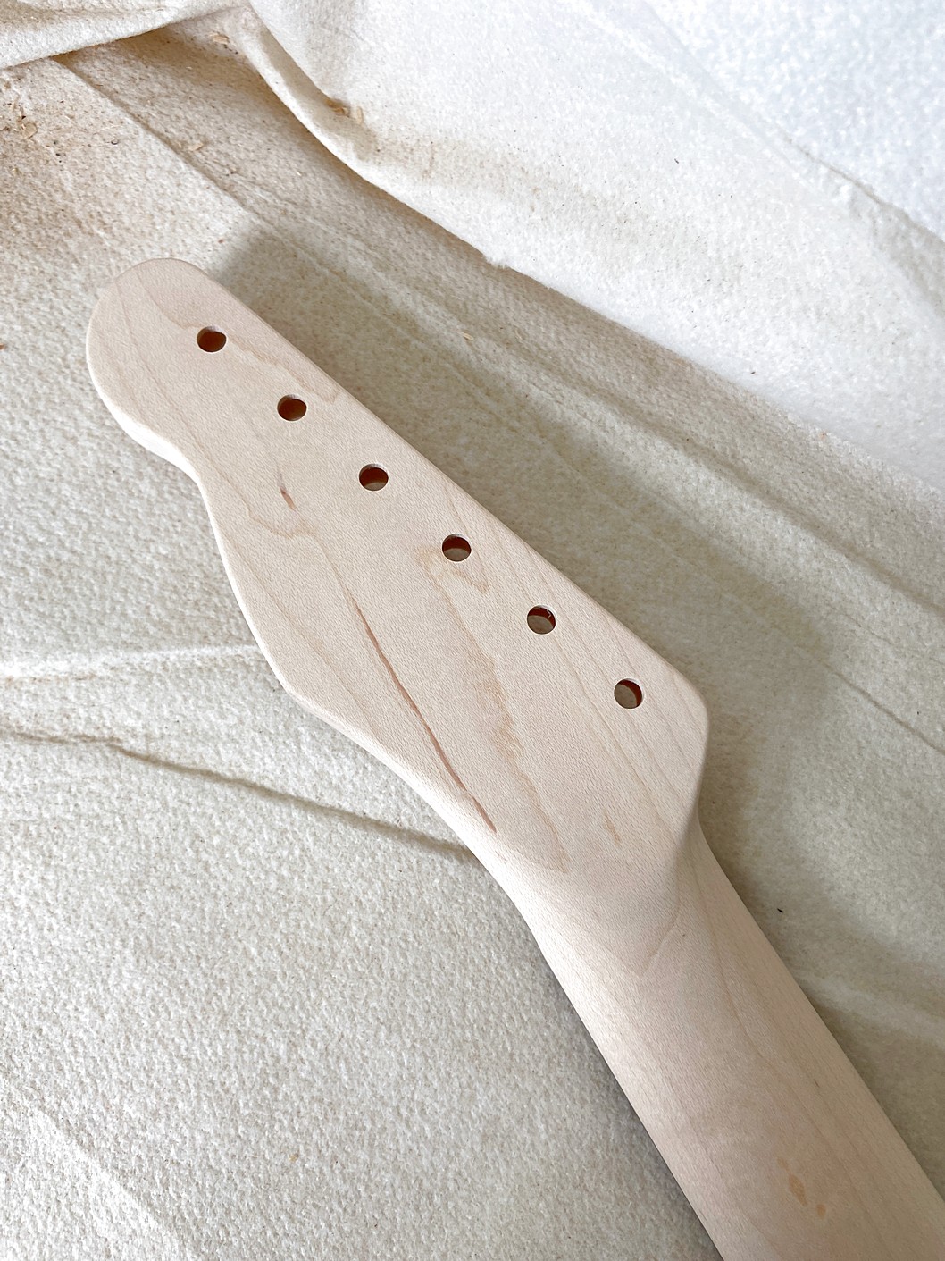 T-Style Replacement Neck / 2 pc. Maple & Madagascar Rosewood / Chunky C+ (#GIN-4138-N) - Image 7
