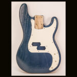 P-Style Body / 1 Piece Swamp Ash / 4 lbs. 4 oz. / Nitrocellulose TruGrain™ 'Deep Lake Placid Blue' / Closet Clean - w/ Lacquer Checking (#GIN-4139-B)
