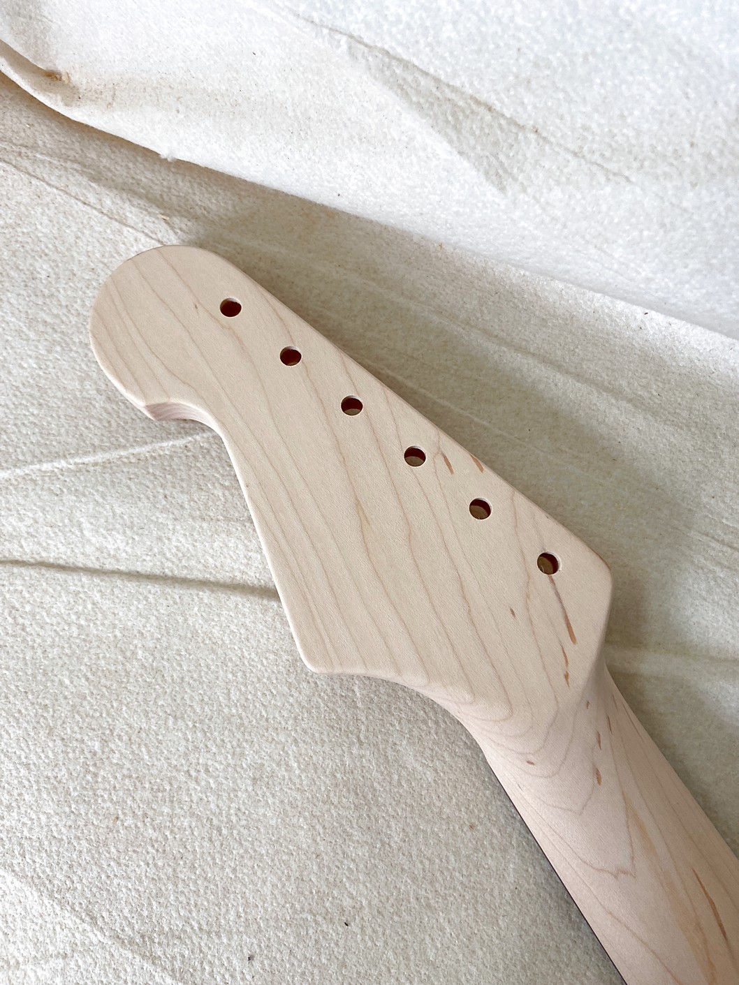 S-Style Replacement Neck / 2 pc. Maple & Indian Rosewood / Chunky C (#GIN-4140) - Image 7