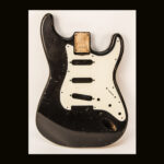 S-Style Body - HT/ Alder / 3 lbs. 12 oz. / Nitrocellulose 'Black' / Med Relic (#GIN-4142)