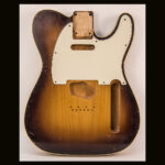 T-Style Body /1 Piece Alder/ 4 lbs. 4 oz. / Nitrocellulose 'Chocolate Burst' / Double Bound/Light / Med. Relic (#GIN-4143)