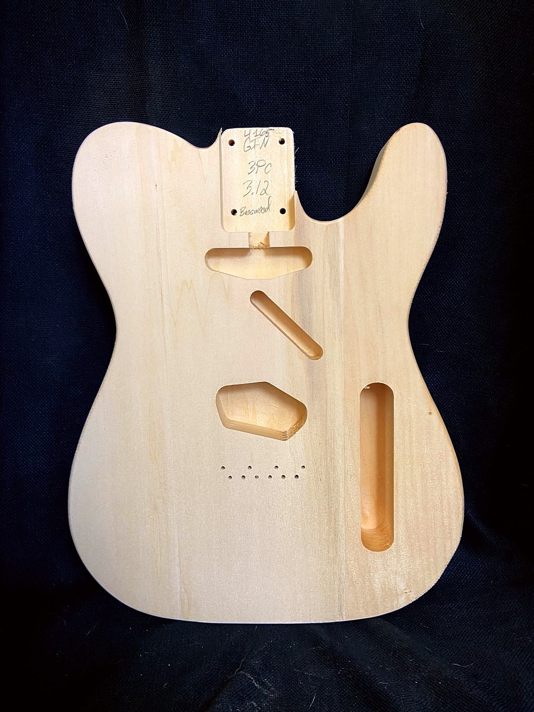 T-Style Body / Basswood / 3 lbs. 12 oz. (#GIN-4165)