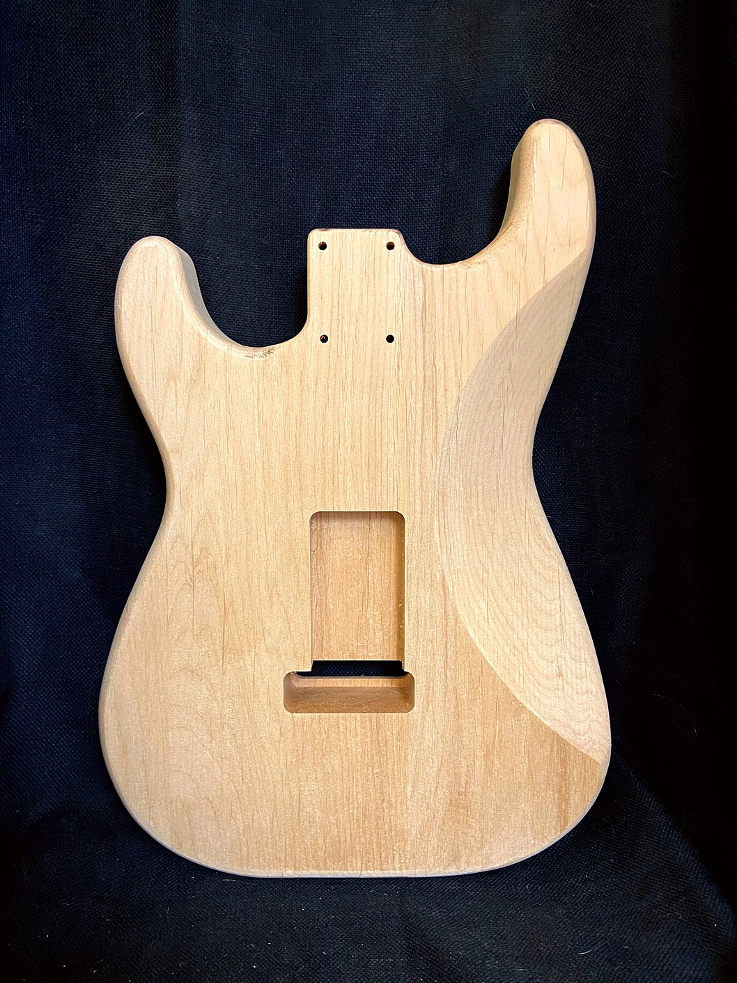 S-Style Body / 2 pc. Ultra Light Alder / 4 lbs. 3 oz. (#GIN-4170) - Image 2