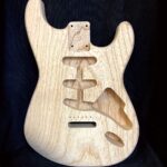 S-Style Body / 1 pc. Ultra Light Swamp Ash / 3 lbs. 9 oz. (#GIN-4171)
