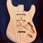 S-Style Body / 2 pc. African Mahogany (#GIN-4181)