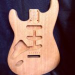 S-Style LEFTY Body / 2 pc. African Mahogany / 4 lbs. 4 oz. (#GIN-4206)
