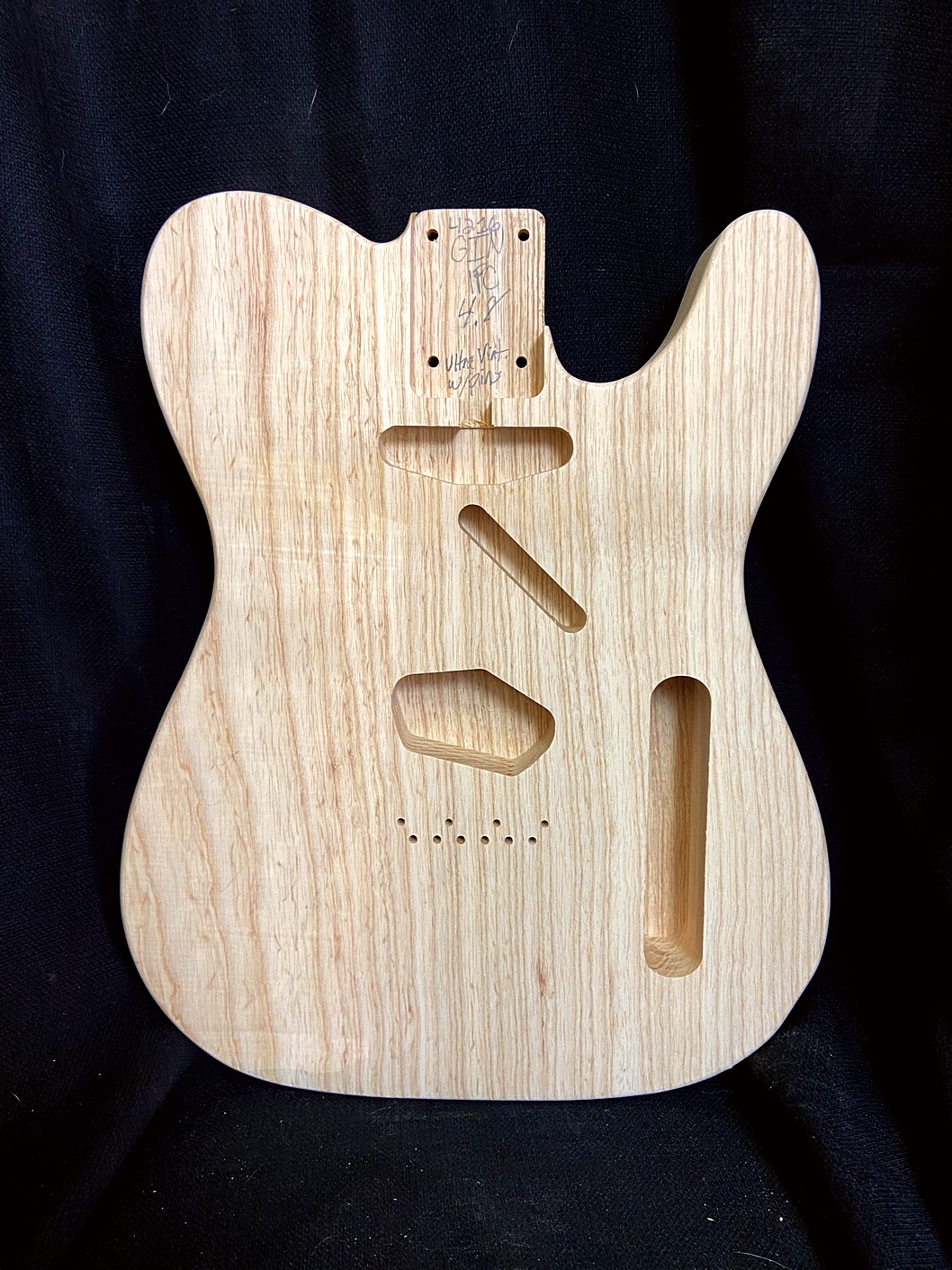 T-Style Body / 1 pc. Swamp Ash / Ultra Vintage w/ Pin Holes (#GIN-4216)