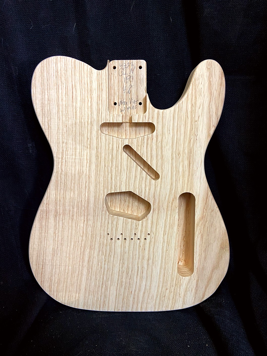 T-Style Body / 1 pc. Swamp Ash / Ultra Vintage w/ Pin Holes (#GIN-4217)