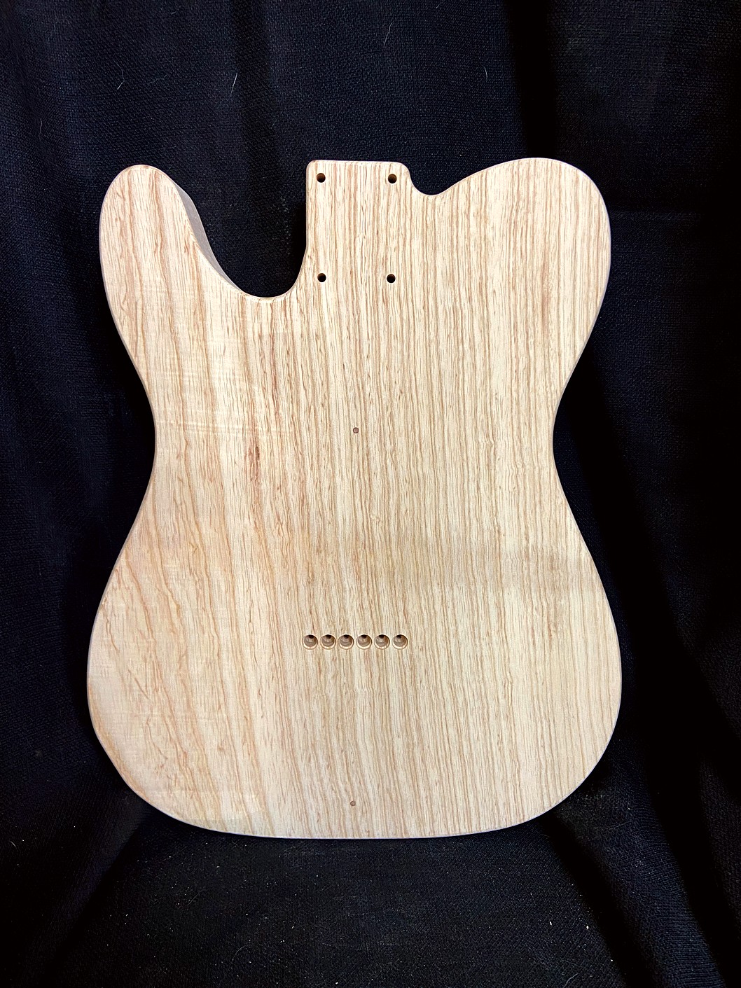 T-Style Body / 1 pc. Swamp Ash / Ultra Vintage w/ Pin Holes (#GIN-4217) - Image 2